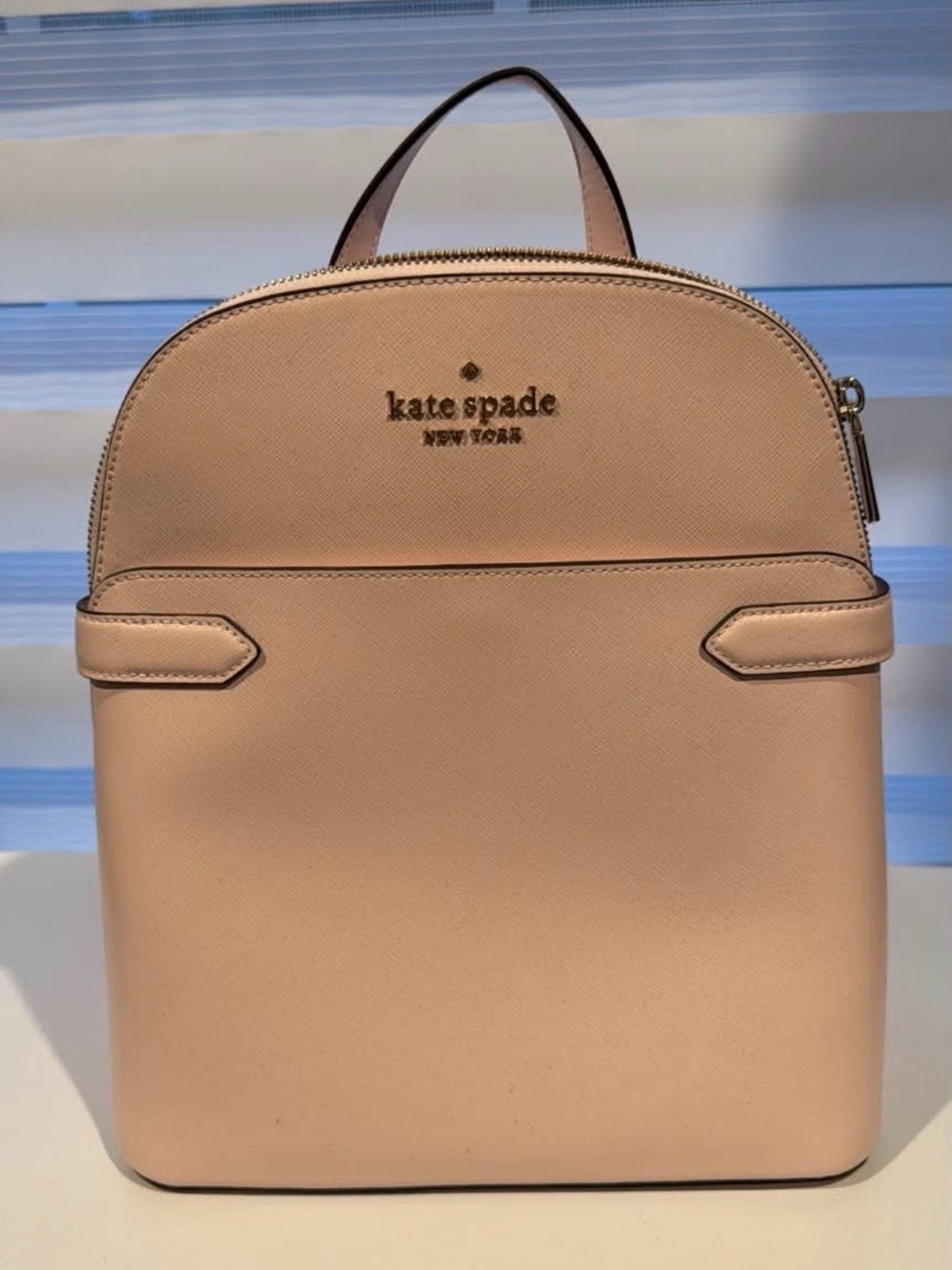 kate spade Blush Pink Saffiano Mini Backpack